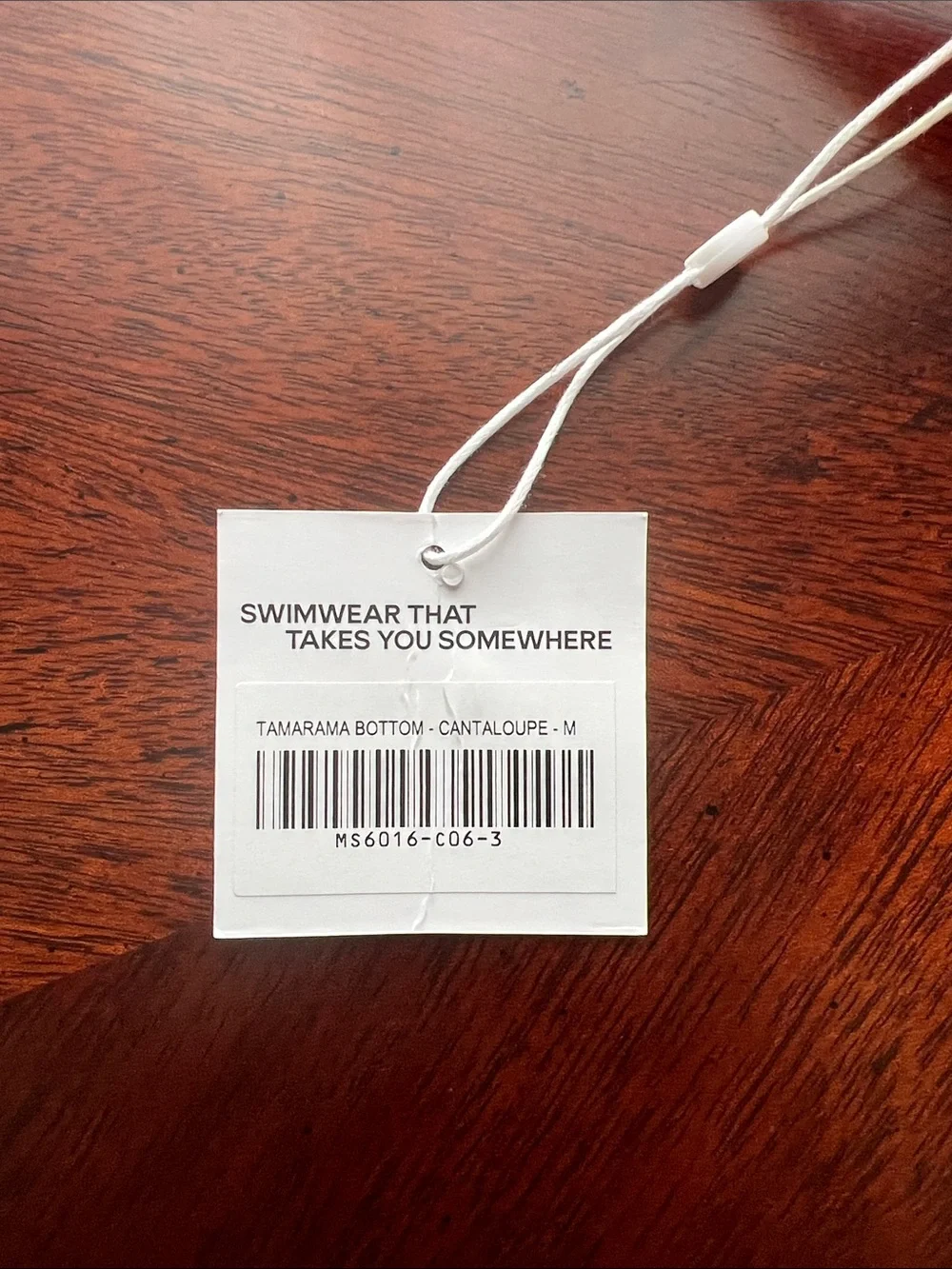 NWT Monday Swimwear Tamarama Bottom - Cantaloupe, Size Medium